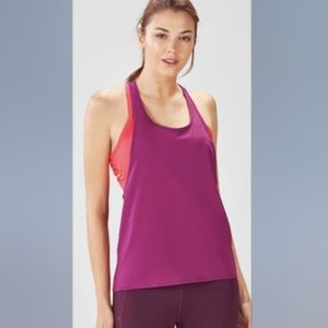 🌈*NWOT* FABLETICS PEGGY TANK DARK ROSE